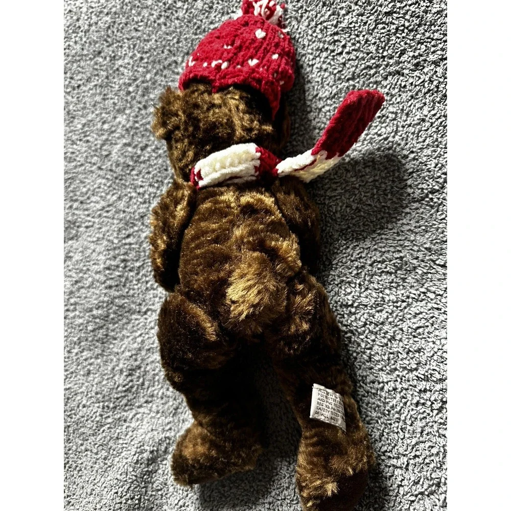 Terry's Village Christmas Bear Plush Item 95/187 Scarf‎ And Hat